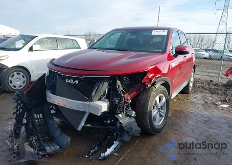 2022 Kia Sorento Lx z USA, uszkodzony, nr VIN 5XYRGDLC8NG089804